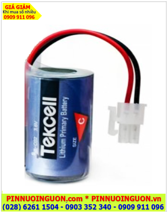 Tekcell SB-C02 (Zắc trắng to); Pin nuôi nguồn Tekcell SB-C02 lithium 3.6v 8500mAh _Xuất xứ Hàn Quốc